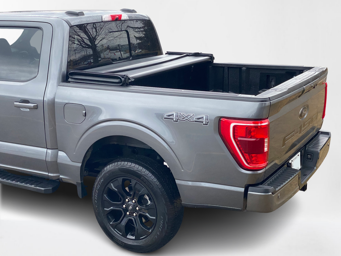 Soft tonneau cover 03 fold 2 panels.