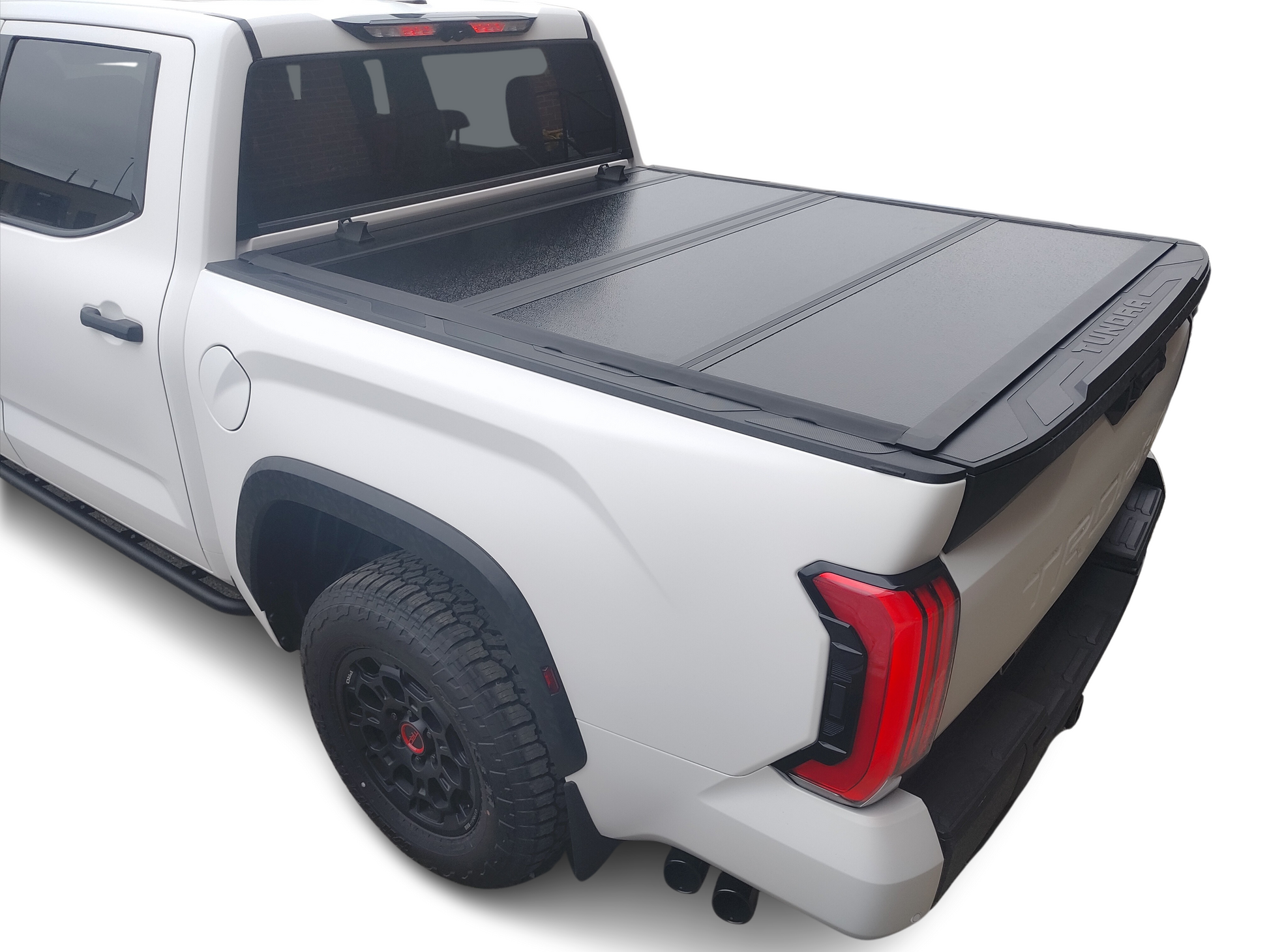 Hard tonneau cover for 2024 Toyota Tundra.